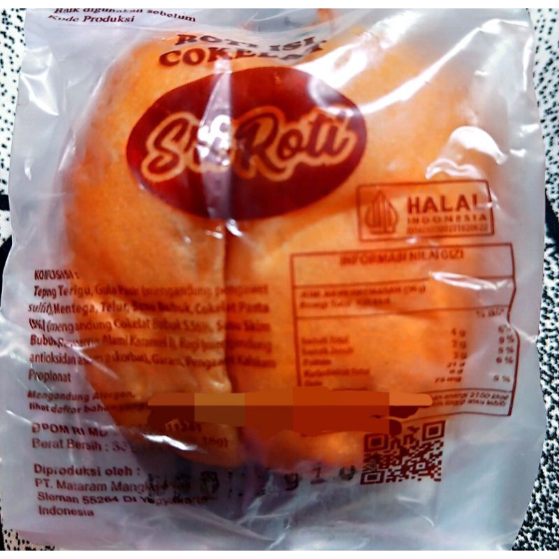 

sri roti isi coklat dan nanas