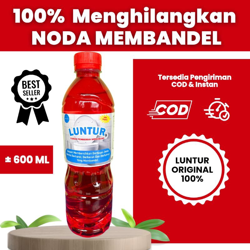 Luntur Pembersih Serbaguna ±600 Ml, Pembersih Kamar Mandi, Rontok Pembersih Kamar Mandi, Rontok Pemb
