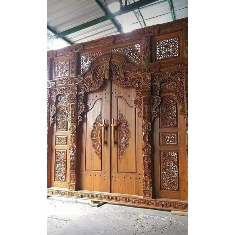 pintu kusen gebyok