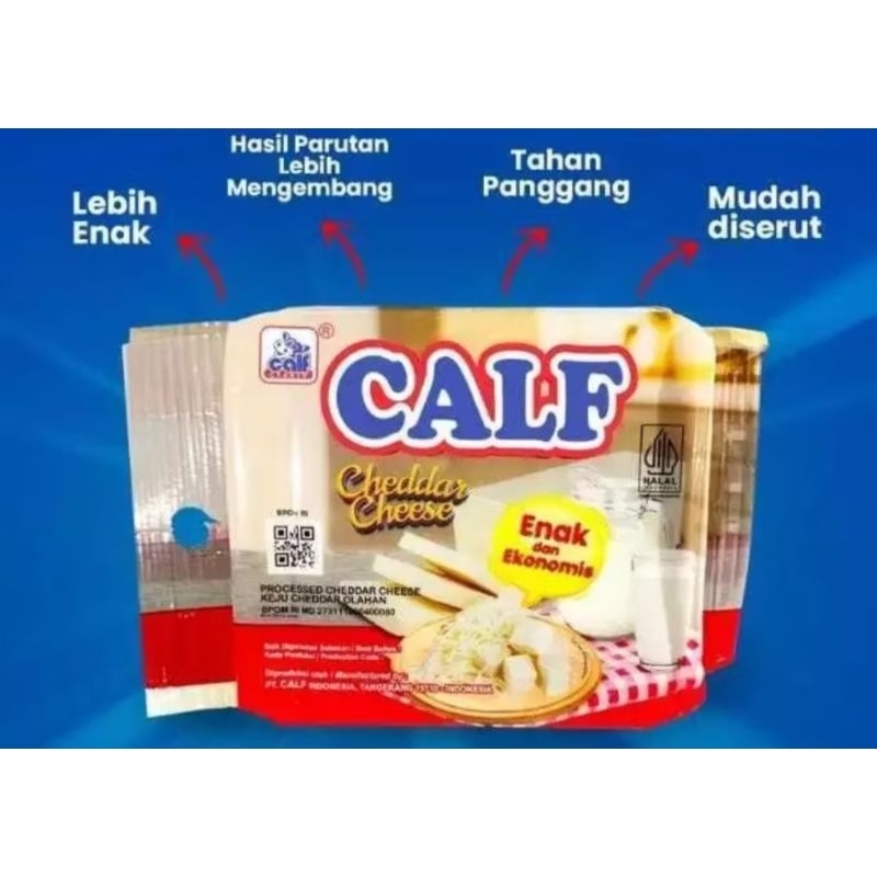 

Keju Calf Merah Serbaguna kemasan 250 Gram