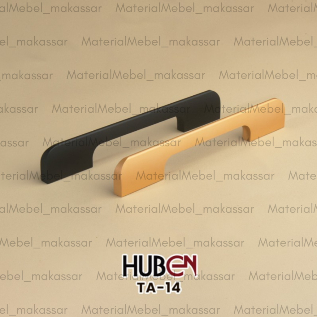 Tarikan Laci Lemari TA 14 HUBEN black gold