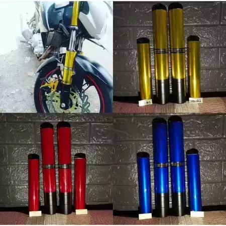 Cover Shock Variasi Depan Atas Bawah Vixion Old / Lama