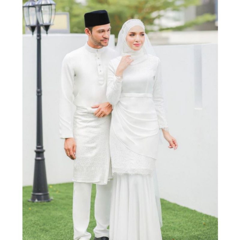 sepasang baju kurung sepasang baju Malaysia sepasang baju akad sepasang baju Melayu baju akad simple