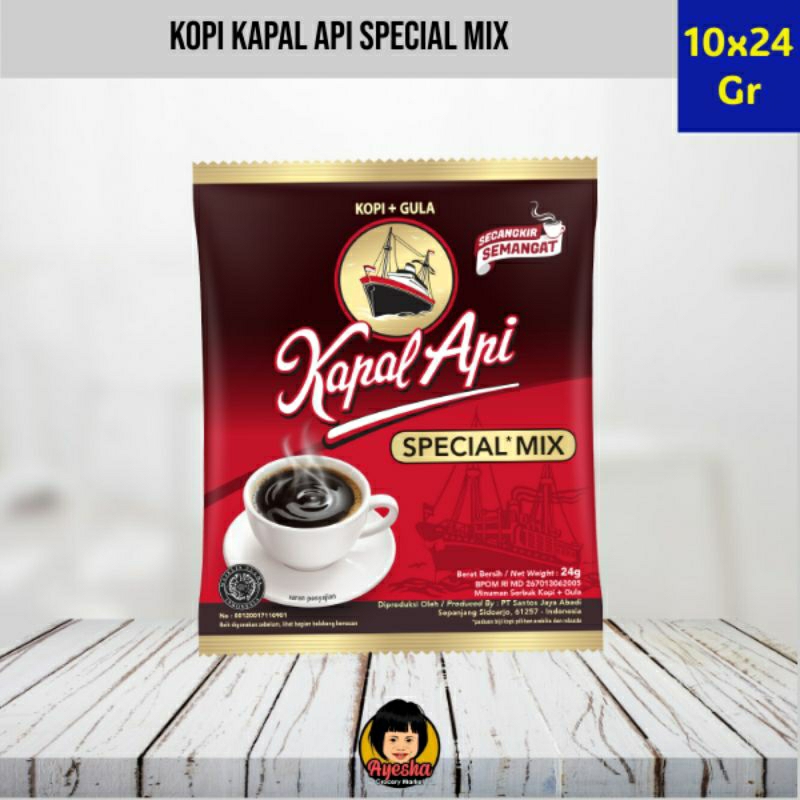 

kapal api kopi special mix renceng isi 10