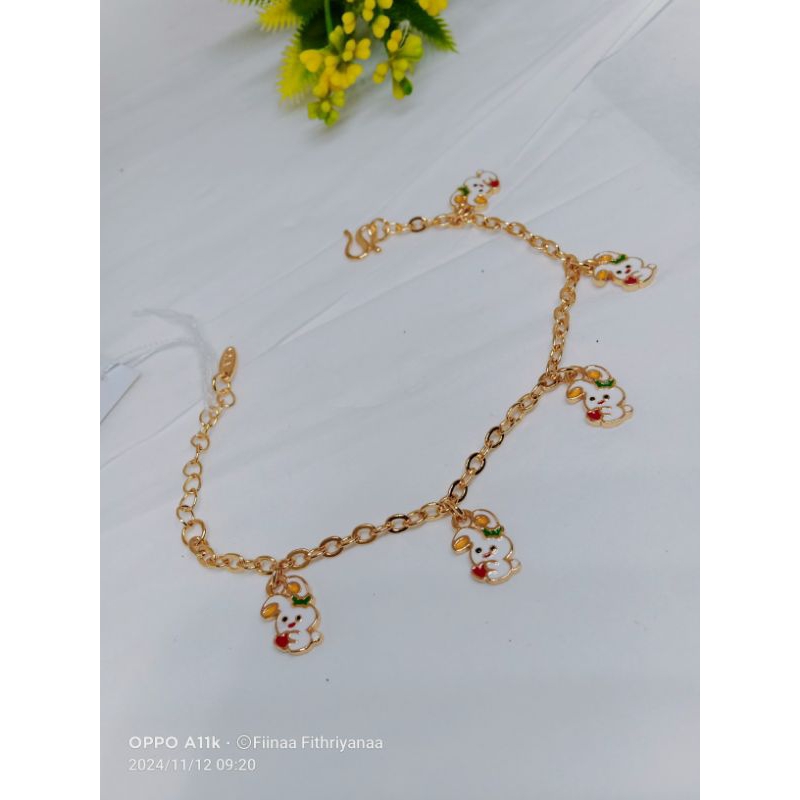 Gelang Rumbai Anak Karakter Lucu Gelang Titanium Anak