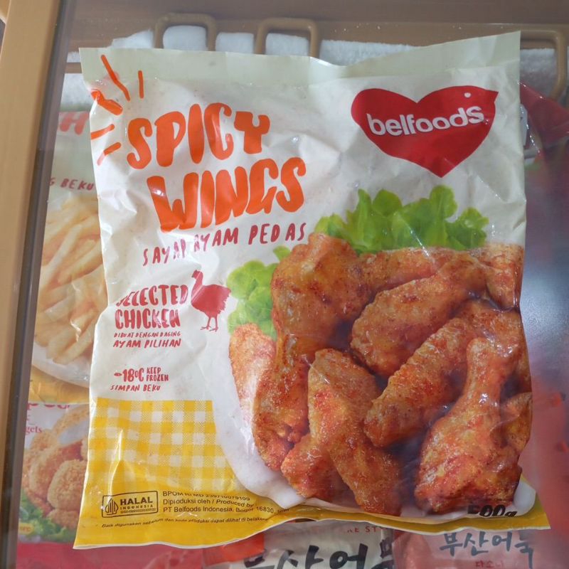 

Favorit Love BELFOODS Spicy Wings 500gr 500 gram | Sayap Ayam Goreng Pedas