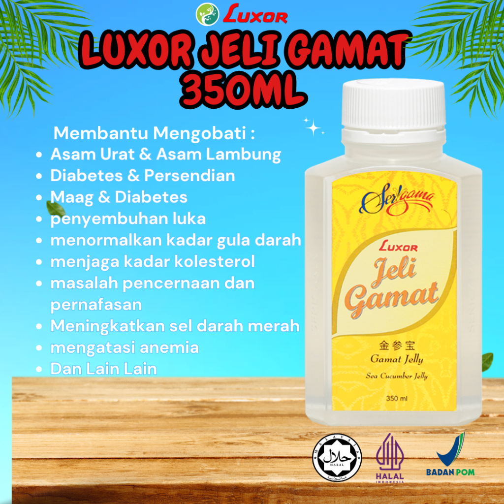 Luxor Jelly Gamat luxor Jeli Jelli Gamat 350ml jelly gamat emas asli 100% Original