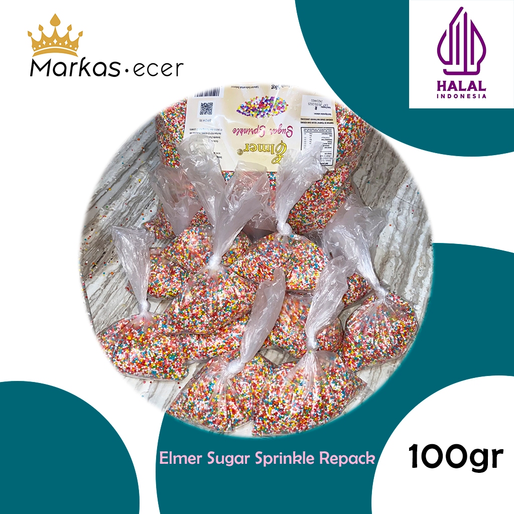 

Elmer Sugar Sprinkle Kemasan Ecer 100gr Halal