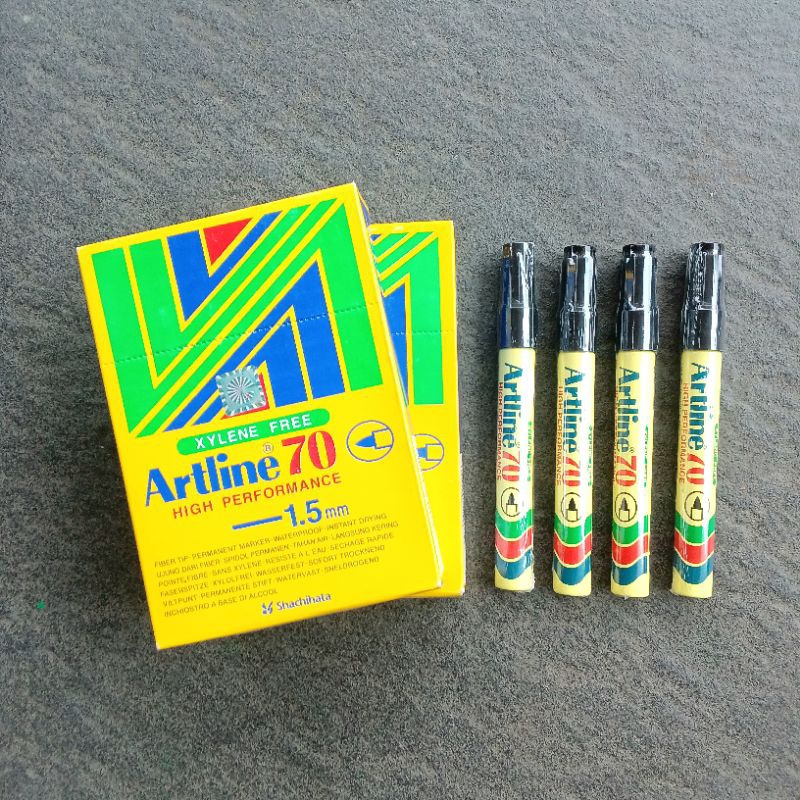 

Spidol Artline Ek-70 Refillable Permanent Marker ( Pak ) [ Original ]