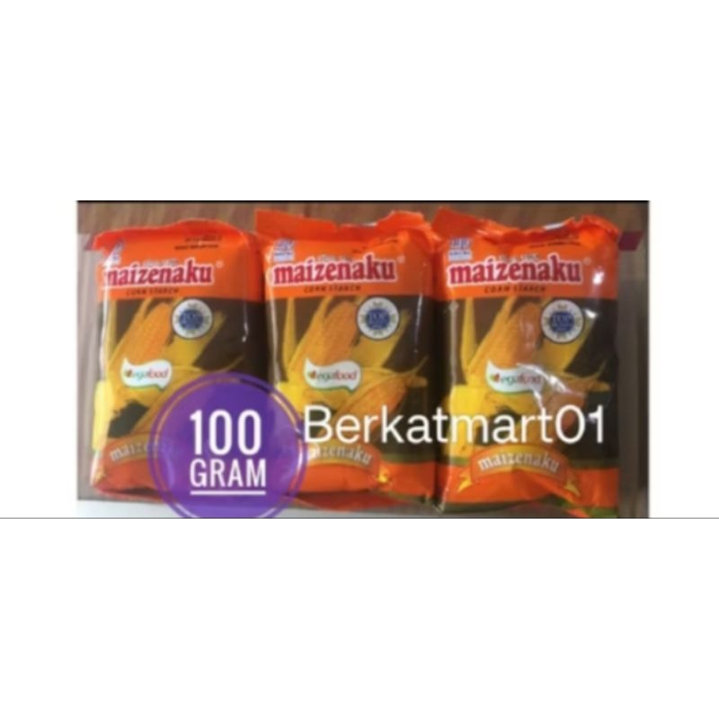 

Maizenaku 100gr bag Tepung Jagung Cornstarch Maizena