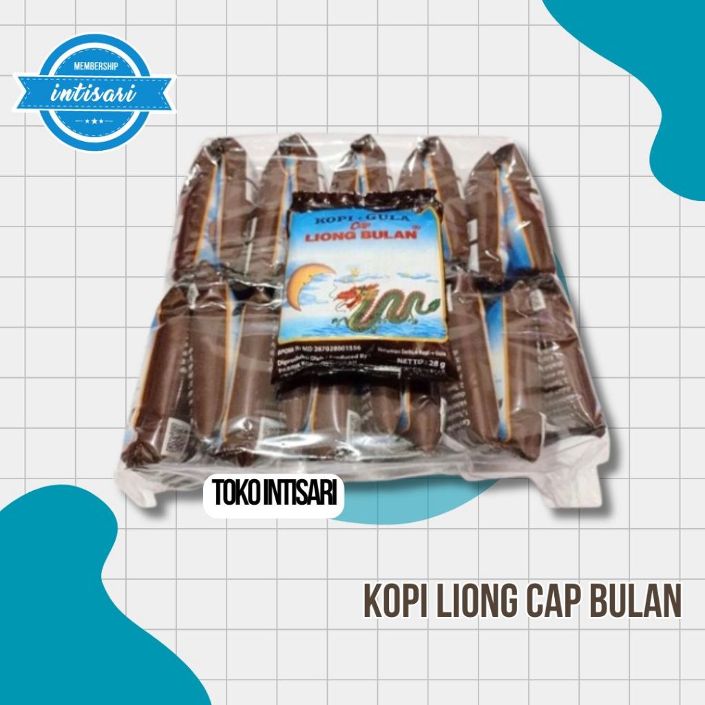 

Kopi + Gula Liong Cap Bulan ISI 20 SACHET (PACK)