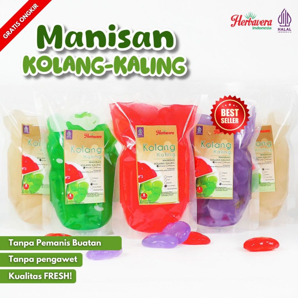 

Manisan Kolang Kaling Herbavera 500 Gram