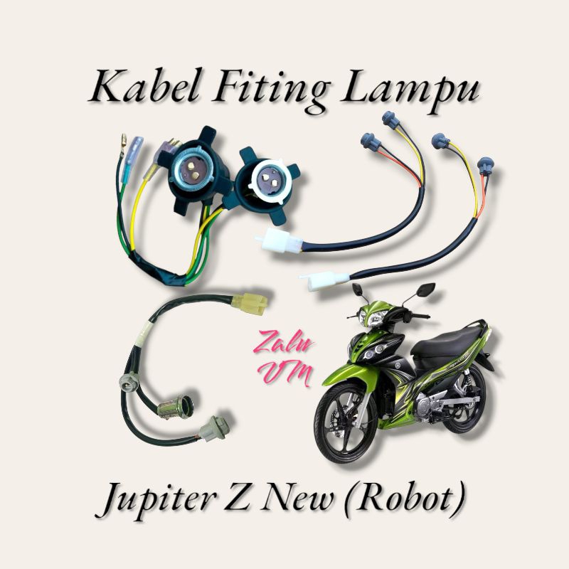 kabel piting lampu sein depan belakang yamaha jupiter z new robot piting depan belakang fullset