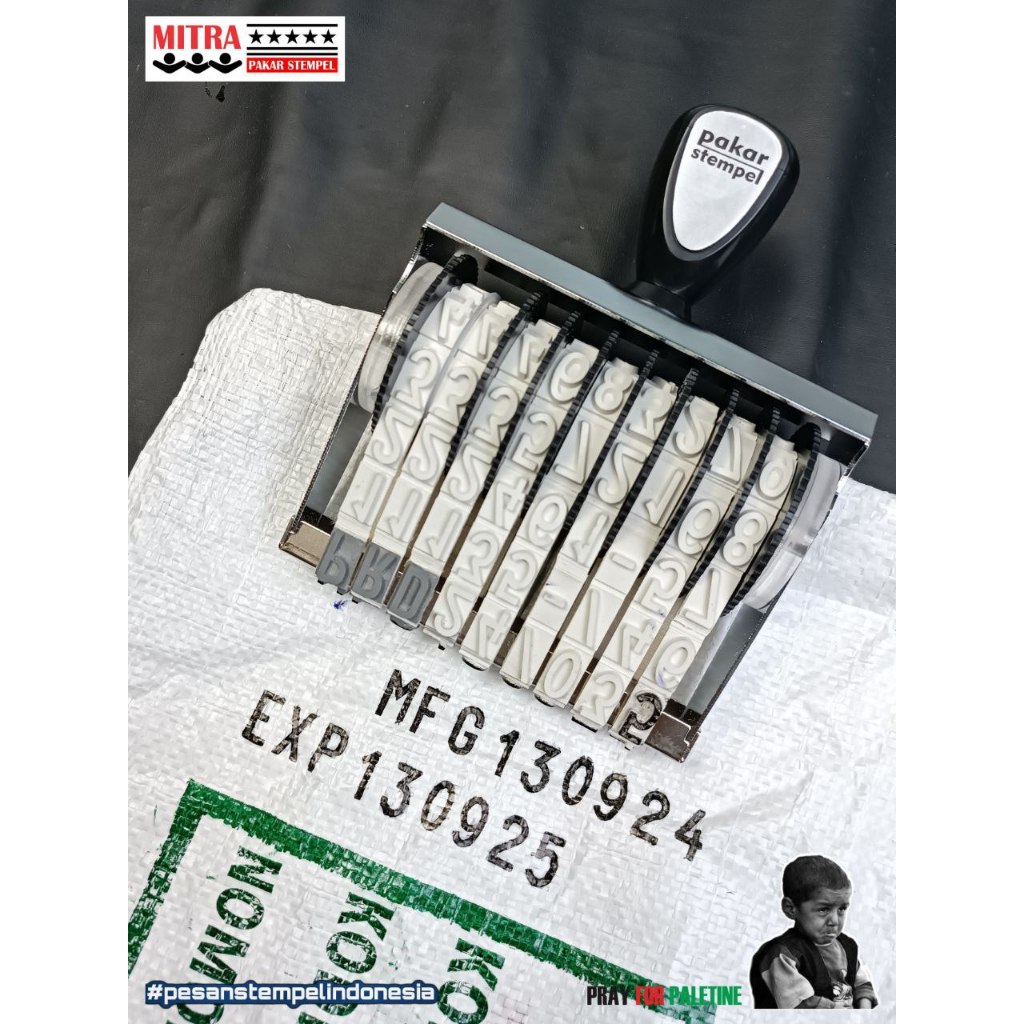 

Jual Stempel Kode Produksi Expired Putar 15mm Stempel Putar Tanggal Produksi Serbaguna Stempel EXP