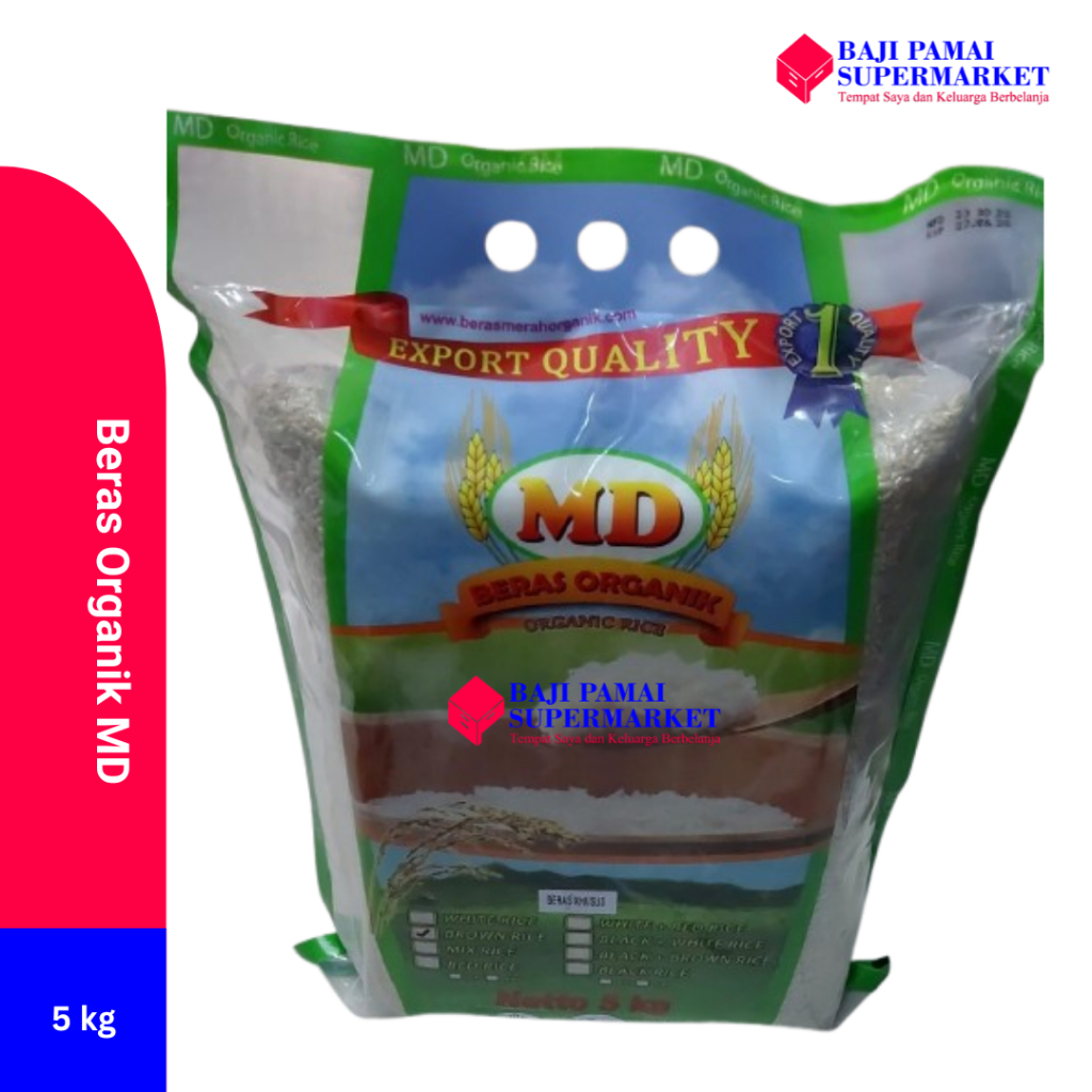 

Beras Organik MD 5 kg MD Organic Rice