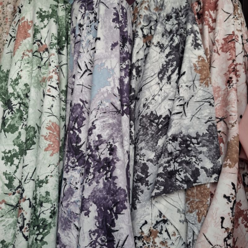 kain shakila premium motif | motif bunga bunga