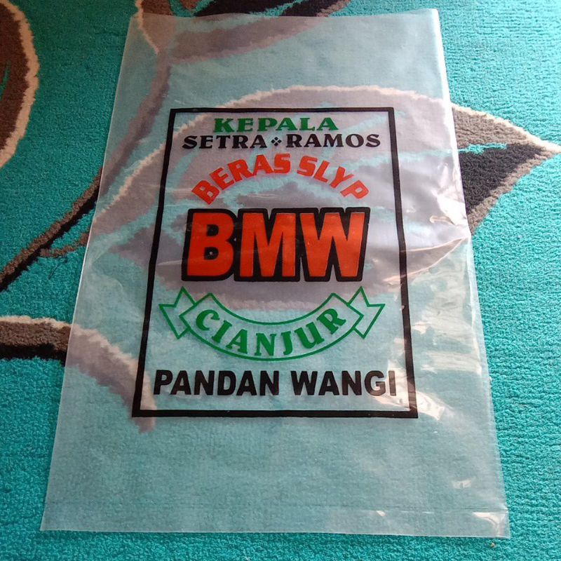 plastik beras 5kg cap BMW
