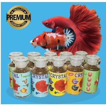 Makanan Ikan CRYSTAL Ikan Cupang Molly Guppy Platty Aquascape MURAH