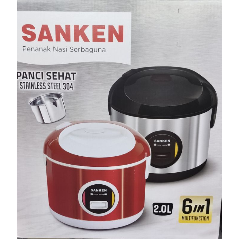 Magic Com Sanken Stainless Steel SJ 3030BK