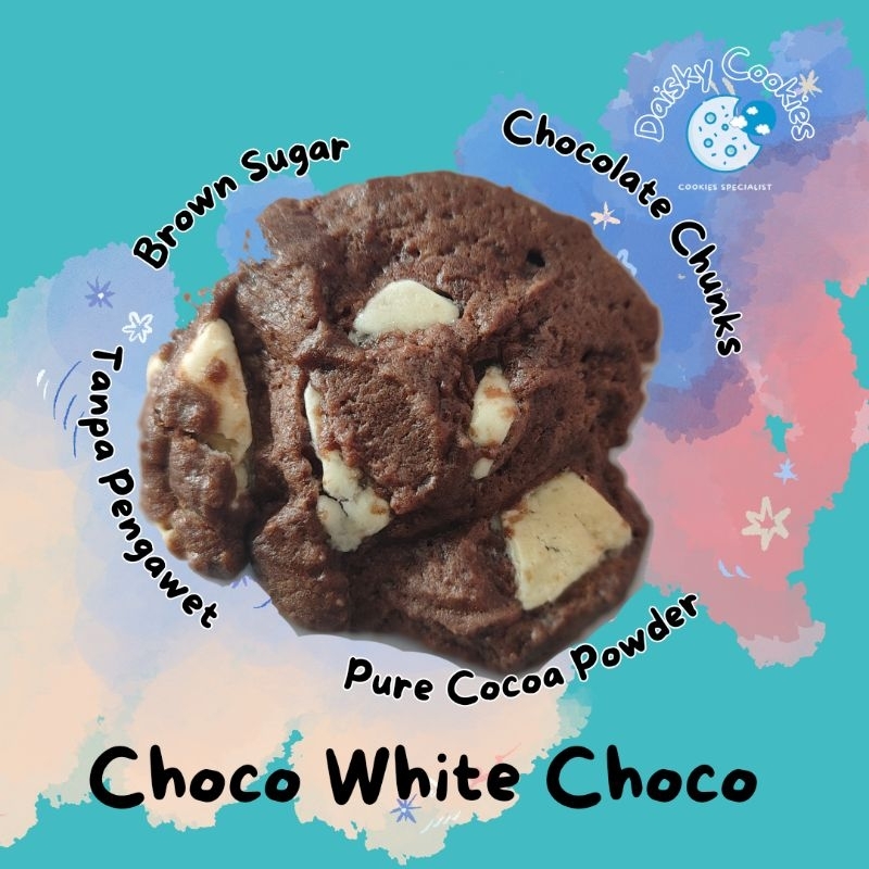 

Triple Choco White Chocolate Soft Cookies