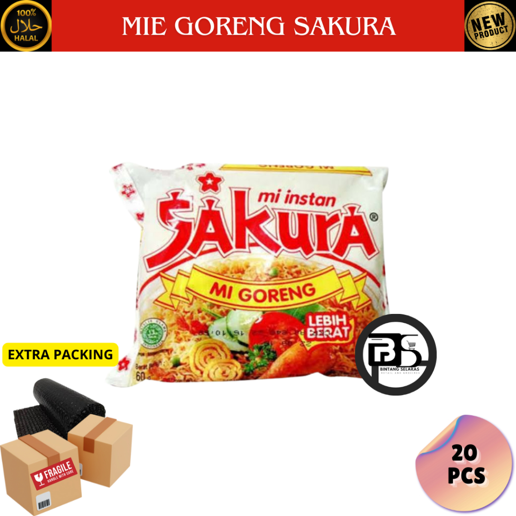 

MIE SAKURA GORENG MIE INSTANT 5-20 PCS