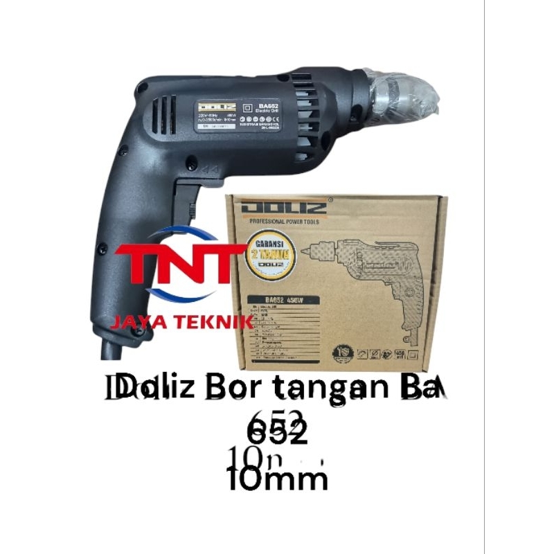 MESIN BOR TANGAN DOLIZ BA652 /BOR TANGAN LISTRIK 10MM BA 652