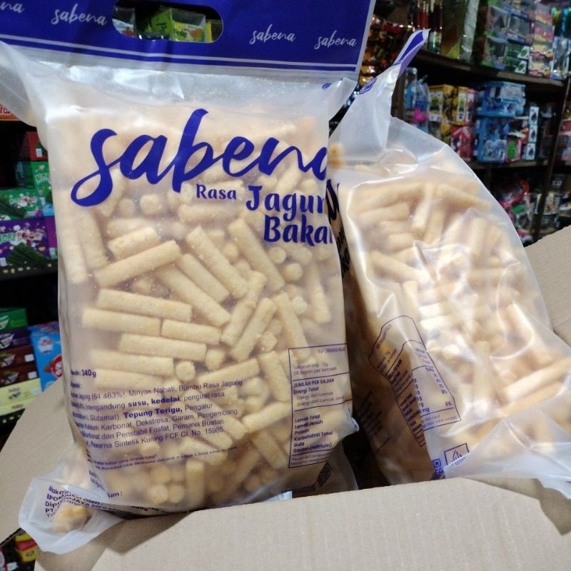 

SABENA stick Rasa jagung bakar harga 1 bungkus 340gram