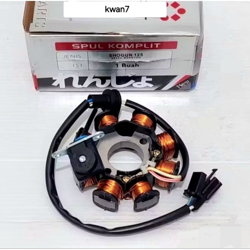 Spool Spul Spull Stator Assy Fulser SHOGUN 125 SHOGUN 125 SP LAMA OLD 2004-2005 ARASHI 125 B20G10N M