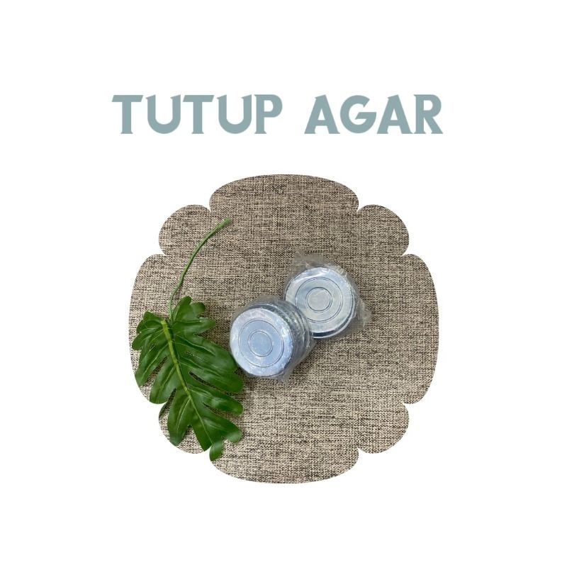 Tutup Plastik Buat Cup Agar - Agar Bening Transparan Kecil [ISI 50pcs]