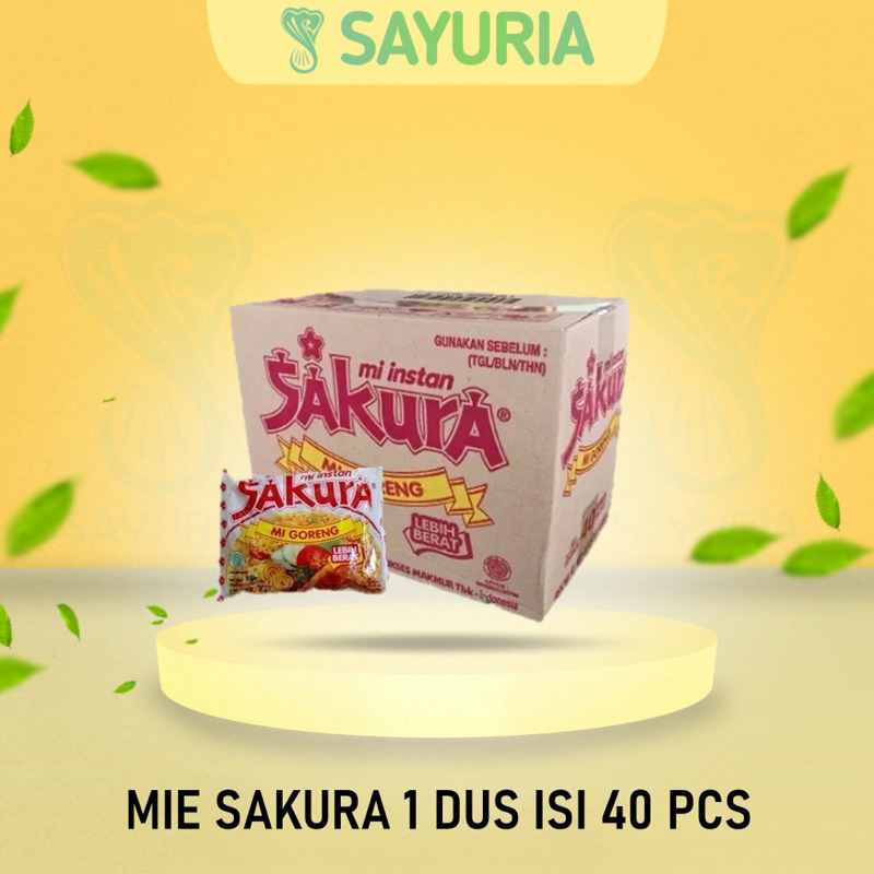 

MIE GORENG SAKURA 1 DUS ISI 40 PCS