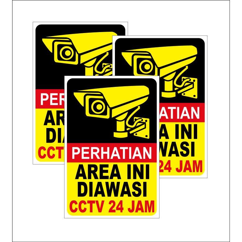 

Stiker Vinyl Pantauan CCTV 24 Jam / Sticker CCTV 24 Jam / Stiker Label CCTV - SIAP KIRIM