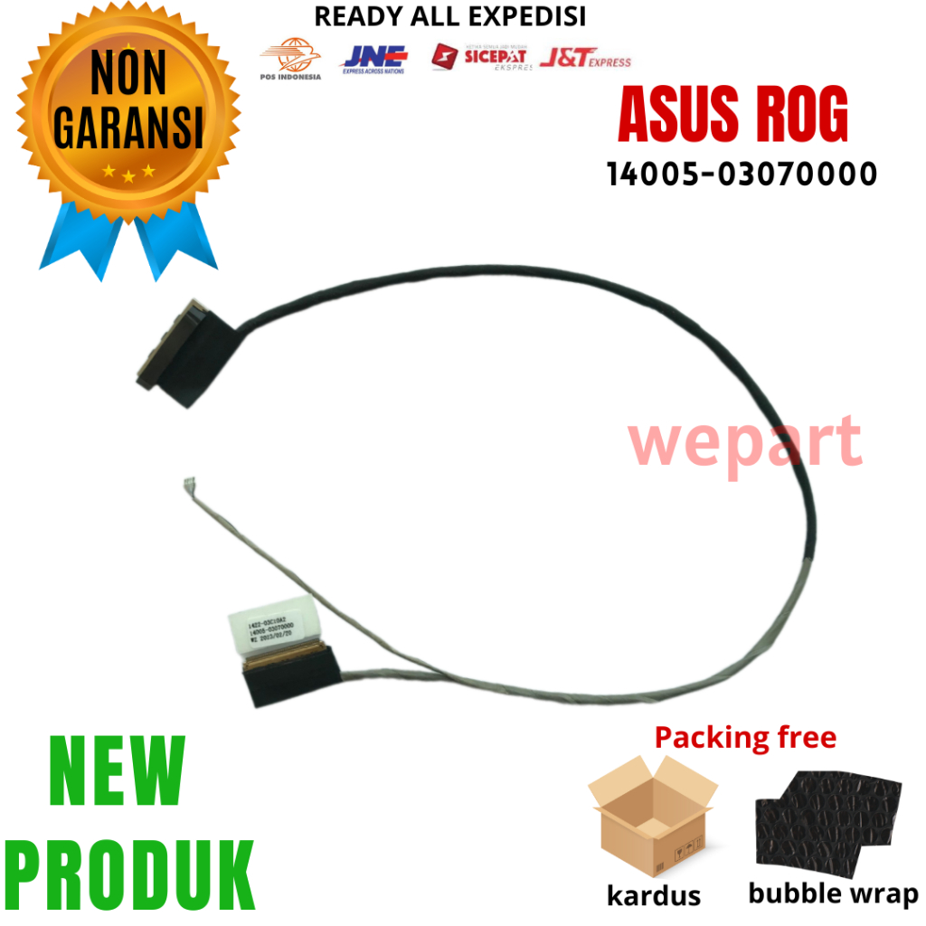 Cable Flexible LED LCD Laptop Kabel Fleksibel Asus ROG G531GW G531GU G531GD G531GT G531GV