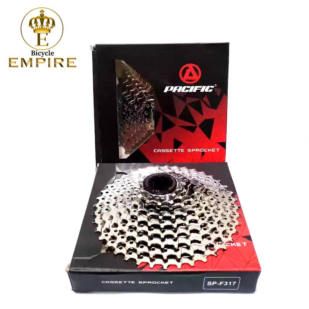Cassete Sprocket Freewheel Pacific CS F317 9 Speed 11 - 40T CP Bicycle Empire