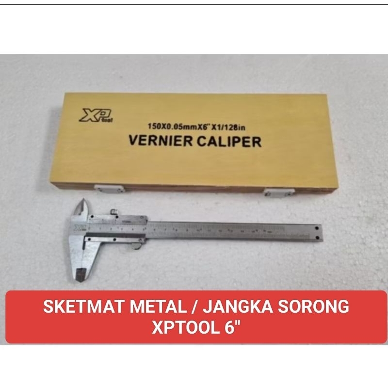 

SKETMAT JANGKA SORONG VERNIER 6" XPTOOL ( RRT )