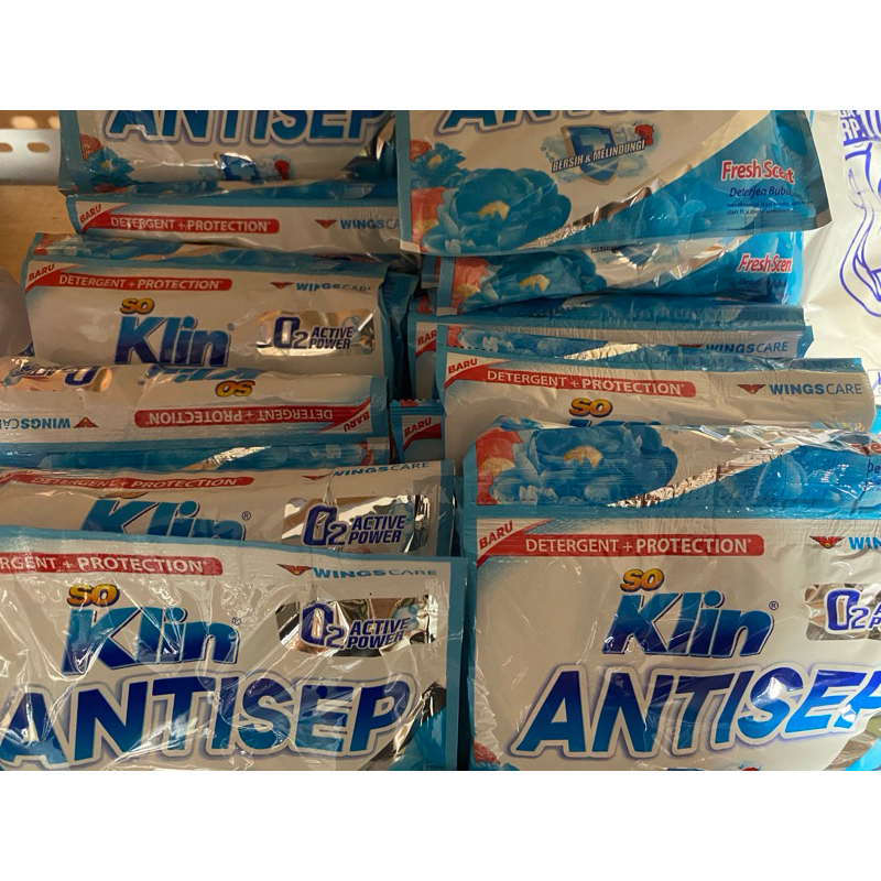 so klin antisep bubuk 1 renteng isi 6 sachet