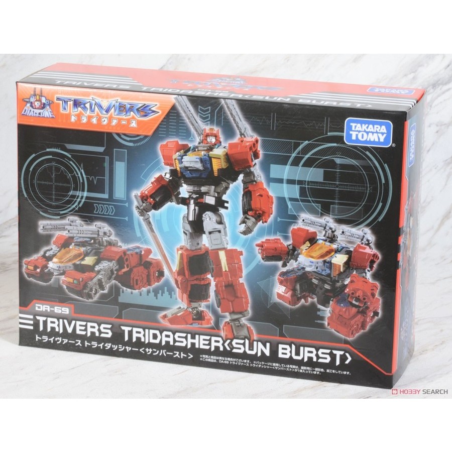 TAKARA TOMY - Diaclone DA-69 Triverse Trydisher (Sunburst)