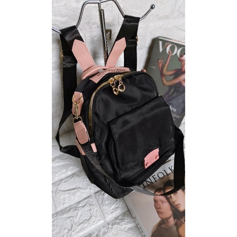 ransel nylon import waterproof 2 fungsi