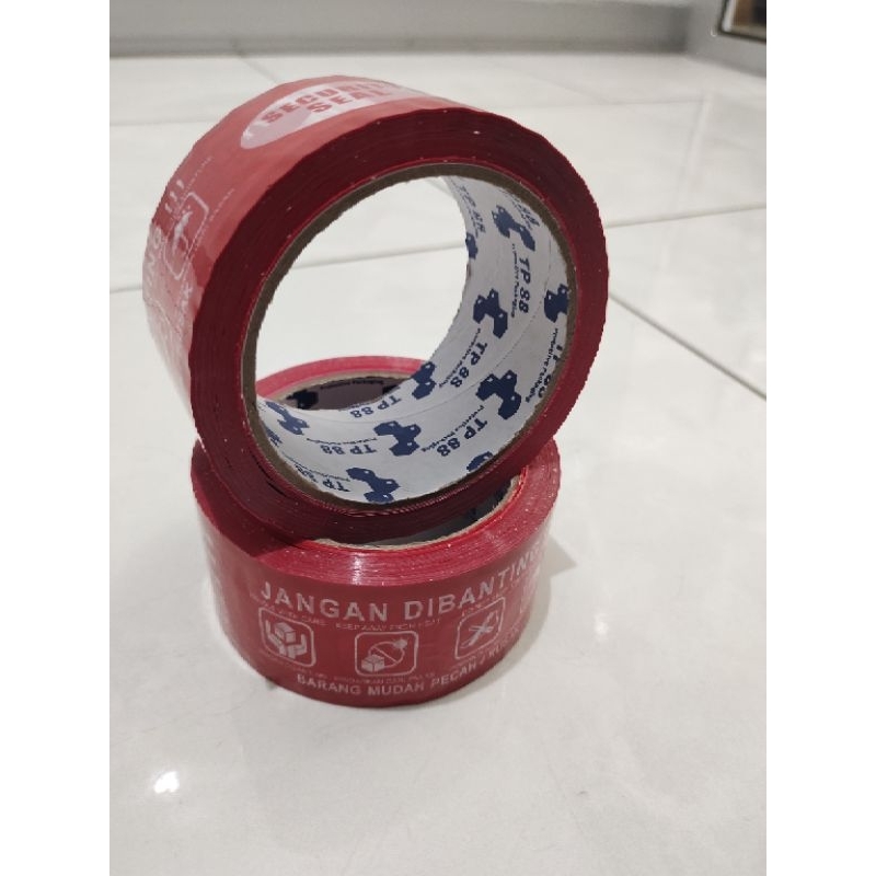 

1 SLOP(6 PCS) - Lakban Bening Dan Coklat TP 88 45mm x 100 Yard