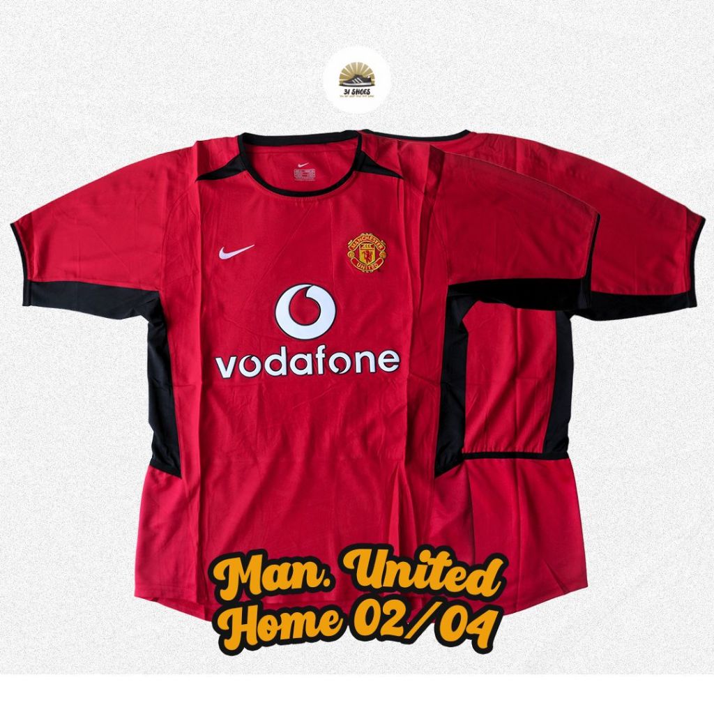 Jersey Retro Manchester United Home 2002/2004