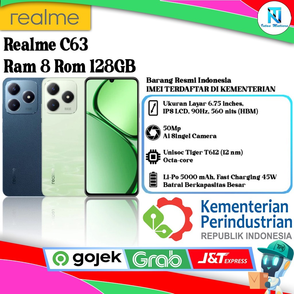 Realme C63 Ram 6/128GB | 8/128GB