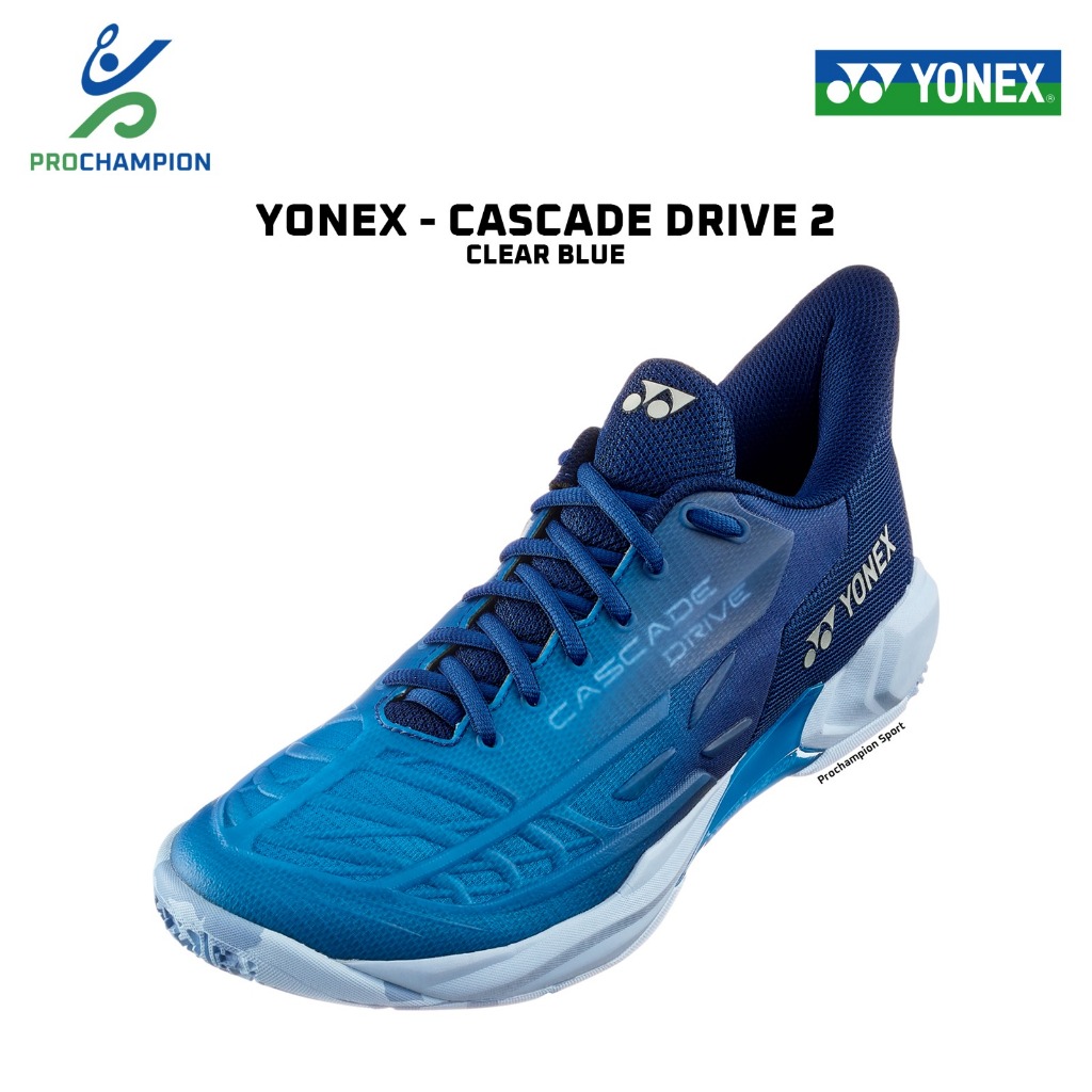 New  Sepatu Badminton Yonex SHBCD2EX Cascade Drive 2 Cascade Drive Clear Blue