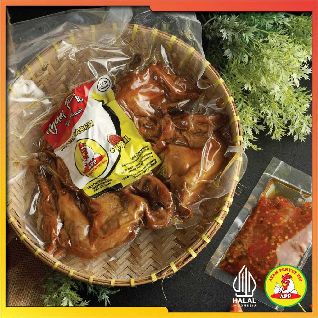 

Ayam KAMPUNG Ungkep Bumbu BACEM - GRATIS SAMBAL!!!