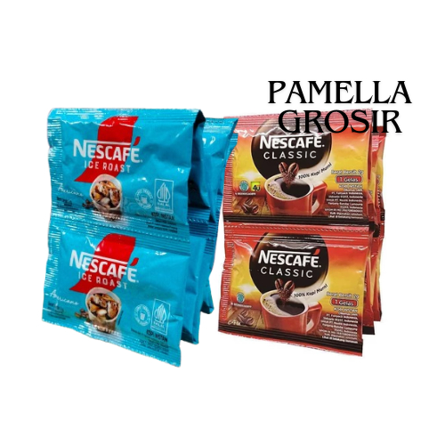 

KOPI NESCAFE CLASSIC DAN ICE ROAST AMERICANO 2 GRAM ISI 10 SACHET