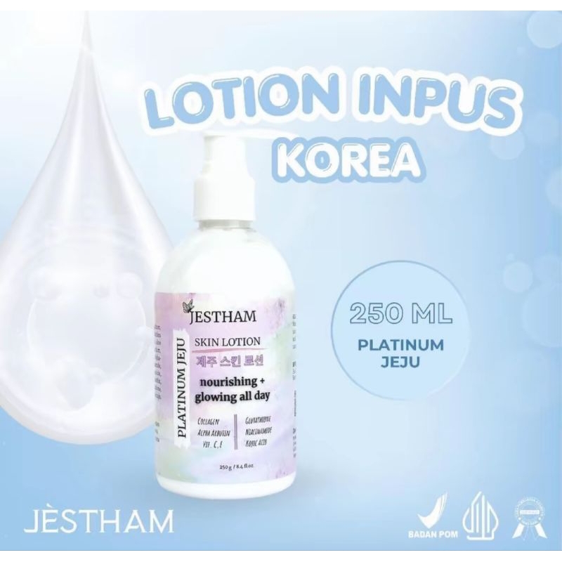skincare lotion jestham nourishing + glowing all day