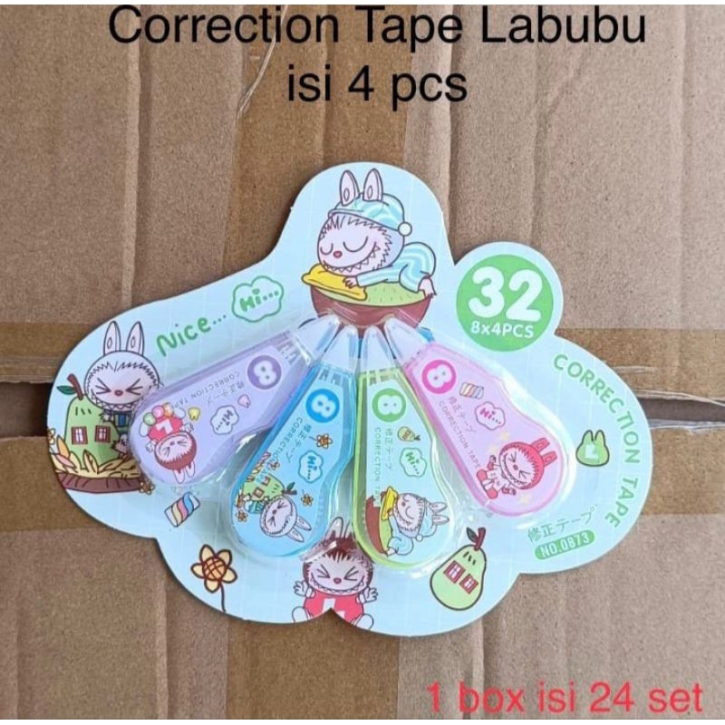 

TIP EX / CORRECTION LABUBU 4 IN 1