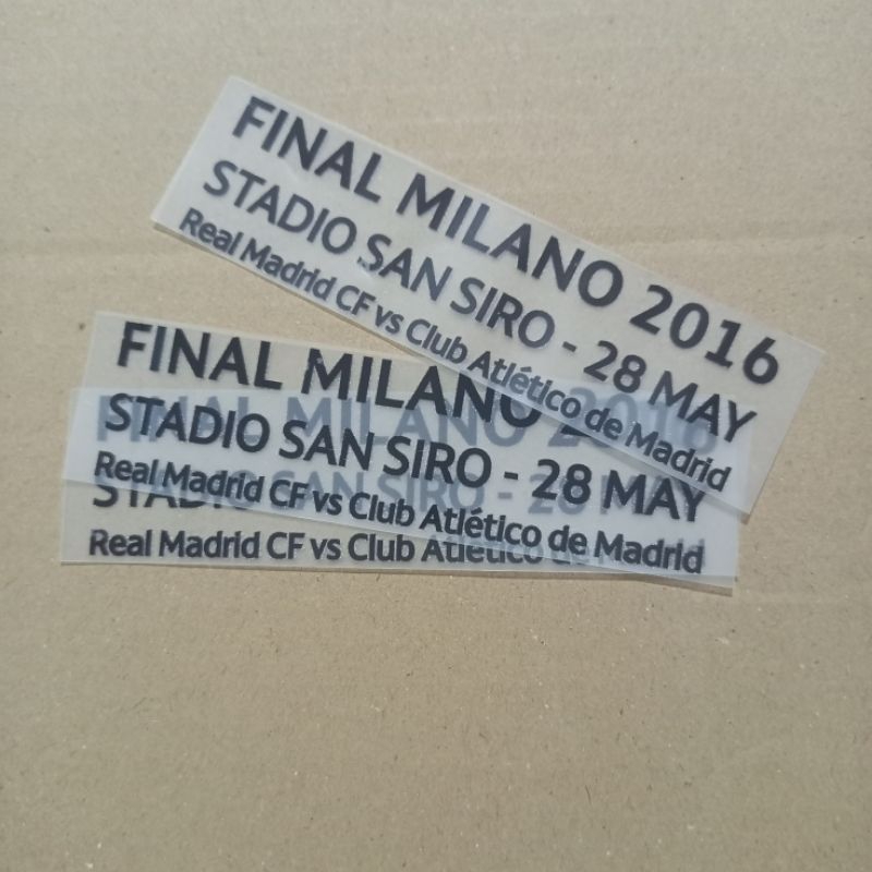 Patch MDT Champions League Final Milano 2016 Real Madrid