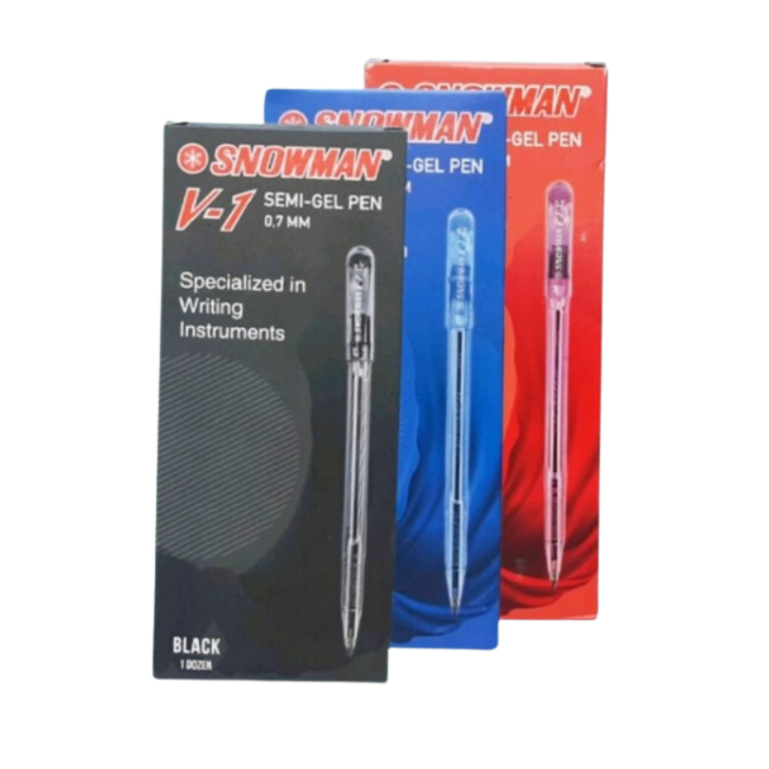 

Bolpoin Snowman V1 semi Gel pen/Medium 0,7mm (0241451)