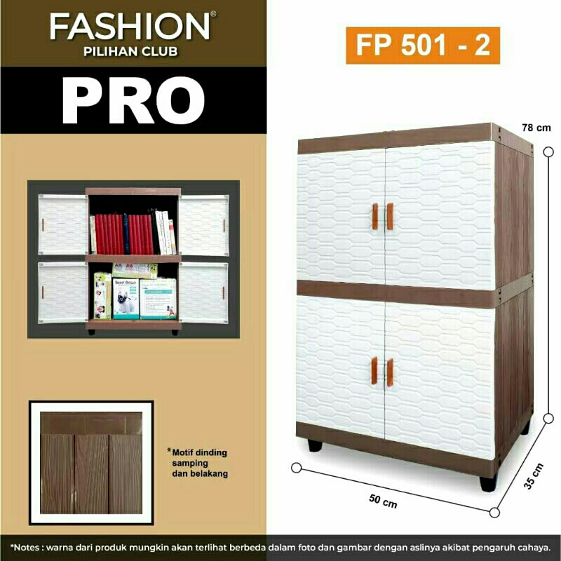 Diskont Lemari Plastik Club Mini 2Susun / Club Plastic Furniture Lemari Mini Susun 2