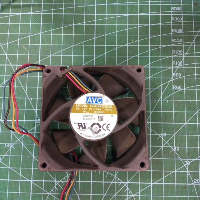 Kipas High Sped 8x8 Cm 12v 0.84A || Kipas Dc 12v Avc