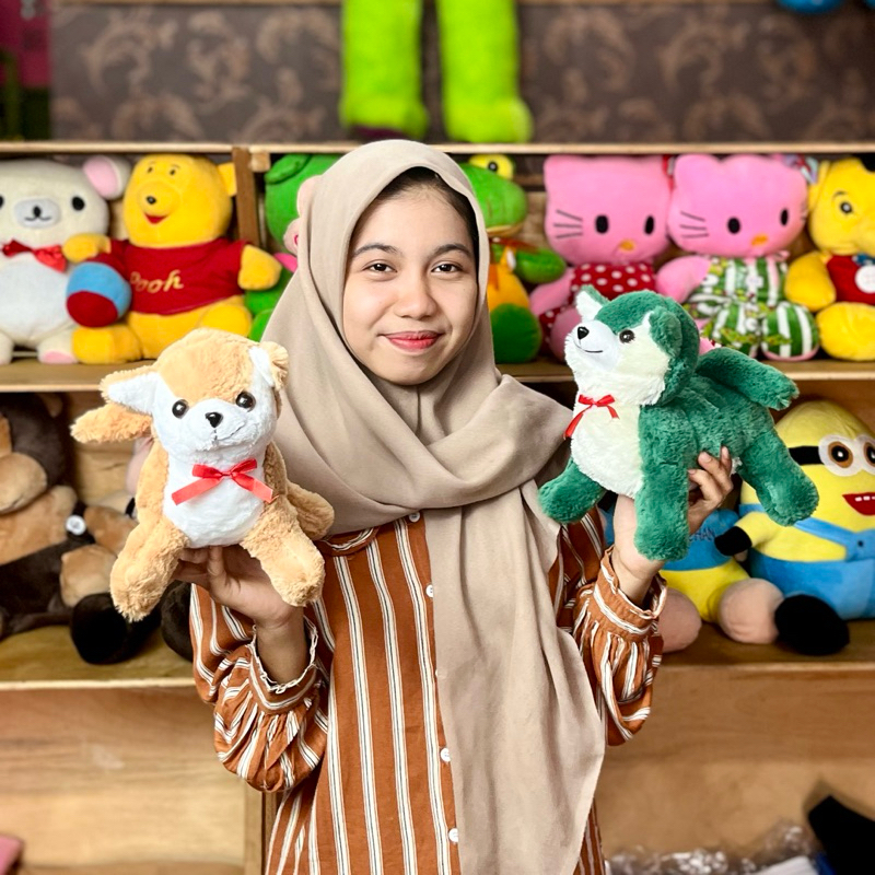 Boneka kucing mini obral lucu boneka karakter kucing cat korea mini lucu duduk tegak berdiri one hou